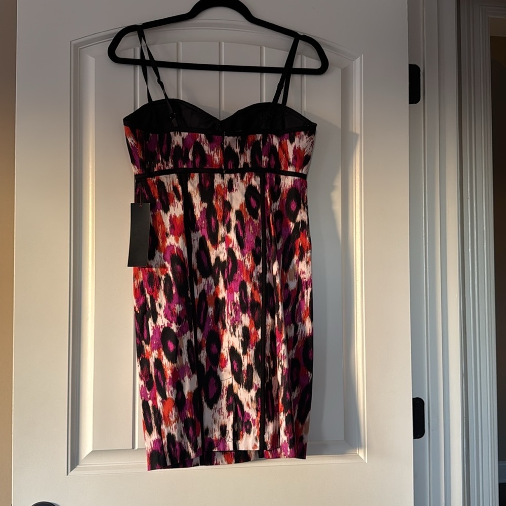 Multicolored Fitted Dress 4 - Picture 3 of 4